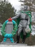 Военно-мемориальный комплекс на гражданском кладбище п. Хвойная Новгородской области