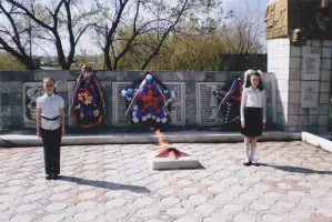 Памятник погибшим воинам в годы Великой Отечественной войны в селе Сарафаново Сарафановского сельского поселения Чебаркульского района