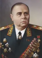 Памятник - бюст Маршалу Советского Союза К.А. Мерецкову