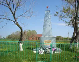 Памятник павшим односельчанам в селе Изгары, фотография 2