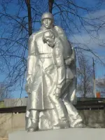 Памятник односельчанам, погибшим во время Великой Отечественной войны. Деревня Кошкино, Кимрский район, фотография 4