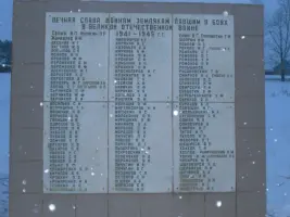 Памятник воинам-землякам, павшим в годы Великой Отечественной войны, фотография 4