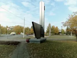 Стела в честь героя Советского Союза П.Е. Осминина, фотография 2