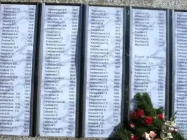 Памятник Неизвестному солдату, монумент павшим и пропавшим без вести во время ВОВ, стела в честь Победы