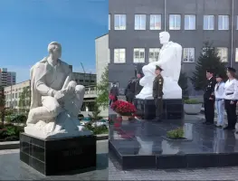 Памятник Борису Богаткову, воину-поэту
