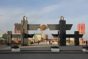 Мемориальный комплекс «Победа», посвященный воинам-якутянам, погибшим в годы Великой Отечественной войны