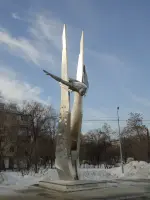 Памятник-стела Ольге Санфировой, фотография 5