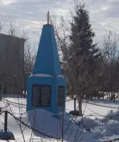 Памятник погибшим односельчанам в селе Белгаза Аткарского района Саратовской области