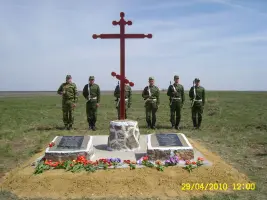 Высота «Огуречная» с отметкой 154,2. Поклонный крест