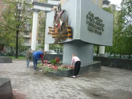 Стела "Слава борцам за честь свободу и независимость нашей Родины", фотография 2