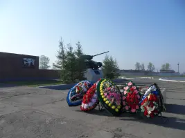 Мемориал умершим от ран в годы ВОВ в госпиталях Соликамска ("Вечный огонь"), фотография 2