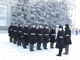 Мемориал у "Вечного огня славы", павшим воинам-иркутянам