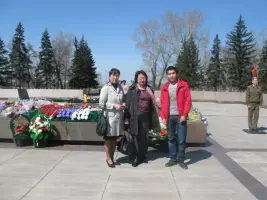 Мемориал у "Вечного огня славы", павшим воинам-иркутянам, фотография 5
