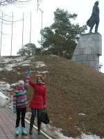 Памятник Виктору Талалихину деревня Кузнечики Подольского района