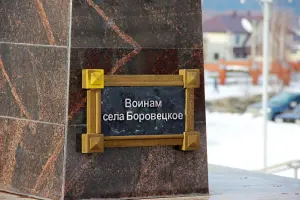 Обелиск павшим в Великой Отечественной войне жителям села Боровецкое, фотография 3