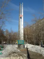 Стела в память о жителях поселка Яблонька, погибших в ходе Великой Отечественной войны, фотография 4