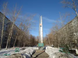 Стела в память о жителях поселка Яблонька, погибших в ходе Великой Отечественной войны, фотография 5
