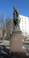Памятник военному лётчику, Герою Советского Союза Виктору Васильевичу Талалихину в Москве, фотография 2