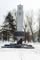 Монумент рабочим завода «Прогресс», павшим на фронтах Великой Отечественной войны 1941-1945 г.г. (Приморский край, город Арсеньев)