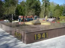 Братская могила на Кунцевском кладбище Москвы