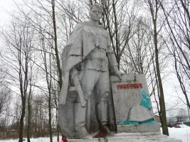 Памятник "Неизвестному солдату" в деревне Крюково Чеховского района Московской области