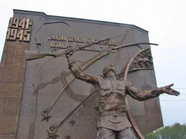 Мемориальный комплекс ― памяти жителей деревни Волково, погибших на фронтах Великой Отечественной войны, фотография 4