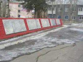 Вечный огонь и мемориал, посвящённые погибшим во время ВОВ, фотография 3