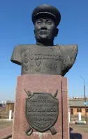 Памятник Герою Советского Союза Балдынову Илье Васильевичу