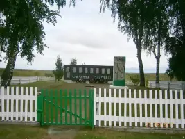 Памятник погибшим воинам в годы ВОВ в селе Трубачево, Шегарского района, Томской области, фотография 2