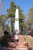 Обелиск в честь жителей поселка, погибших в годы Великой Отечественной войны