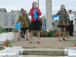Памятник погибшим в годы ВОВ в с. Ольховка