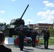 Памятник героям-Нижнеднепровцам. Танк Т-34