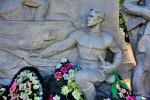 Братская могила, мемориал - хутор Киевка, Ремонтненский район, Ростовская область, фотография 5