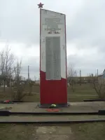 Братская могила советских воинов, погибших при освобождении х. Волоцкого и обелиск в память о погибших земляках в годы ВОв, фотография 4