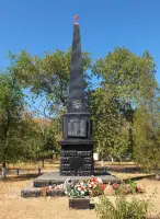 Стела памяти воинам-односельчанам - село Стефанидинодар, Азовский район, Ростовская область