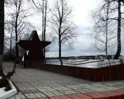 «Братское воинское захоронение» в поселке Мигалово