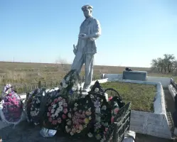 Братская могила рабочих и служащих завода «Красный Октябрь», погибших при налете вражеской бомбардировки 1942 г, фотография 2