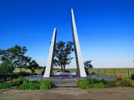Мемориал воинам-односельчанам - хутор Курганный, Орловский район, Ростовская область, фотография 2