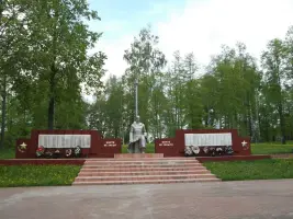 Братская могила 6-ти гвардейцев-минеров Героев Советского Союза, д.Микулино