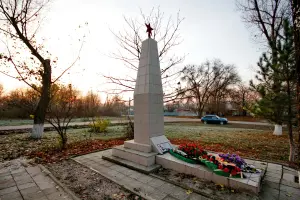 Памятник павшим воинам - хутор Мокрый Лог, Октябрьского района, Ростовской области, фотография 3