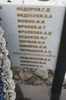 Памятник 74-м воинам посёлка Остафьево, прошедшим ратный путь Великой Отечественной войны 1941-1945гг., и 3-м военнослужащим Вооружённых Сил РФ, фотография 2
