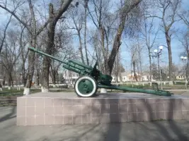 ЗИС-3 конструктора В.Г. Грабина. Парк станицы Старонижестеблиевской