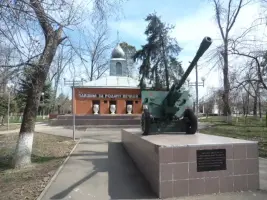 ЗИС-3 конструктора В.Г. Грабина. Парк станицы Старонижестеблиевской, фотография 3