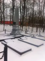«Скорбящий воин с венком». Братская могила