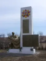 Памятник павшим от односельчан совхоза «50 лет Октября» Нукутского района Иркутской области