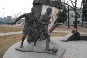Памятник футболистам блокадного Ленинграда, фотография 2