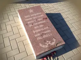 Братская могила мирных жителей, расстрелянных в период оккупации Сальска с июля 1942 по январь 1943 года, фотография 3