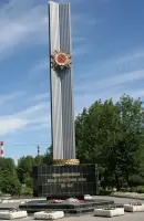 Стела «Воинам-мотозаводцам Великой Отечественной войны 1941−1945»