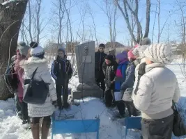 Памятник И. Г. Макееву, первой жертве войны в посёлке Темижбекском Новоалександровского района Ставропольского края