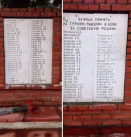 Памятник героям, павшим в боях за Советскую Родину